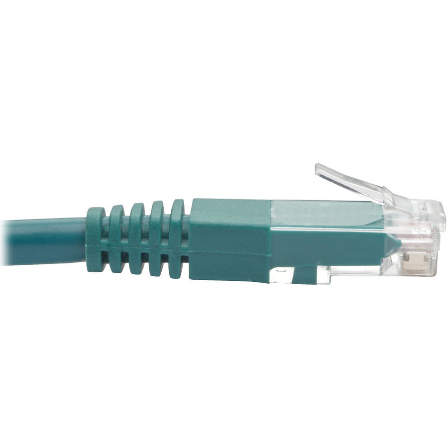 Tripp Lite 25ft Cat6 Gigabit Molded Patch Cable RJ45 M/M 550MHz 24AWG Green