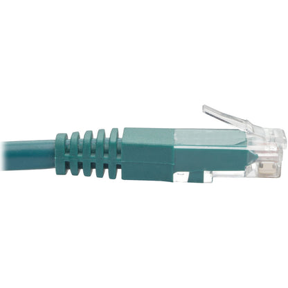 Tripp Lite 25ft Cat6 Gigabit Molded Patch Cable RJ45 M/M 550MHz 24AWG Green