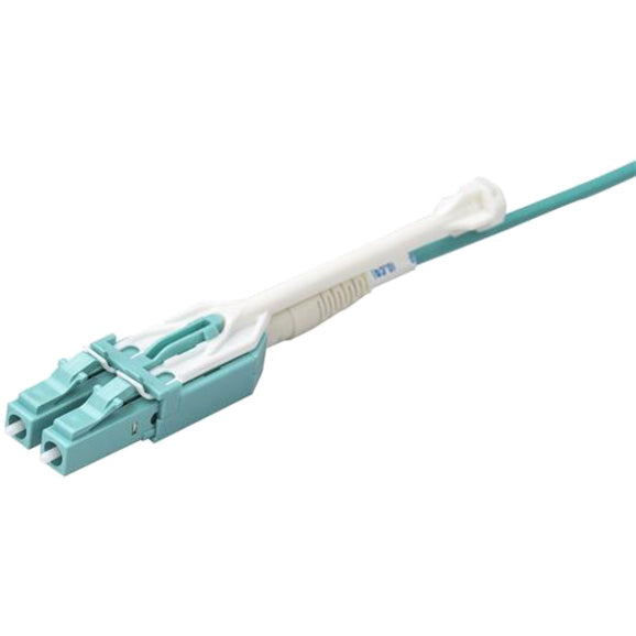 StarTech.com 10m 30 ft MPO / MTP to LC Breakout Cable - Plenum Rated Fiber Optic Cable - OM3 Multimode, 40Gb - Push/Pull-Tab - Aqua Fiber Patch Cable
