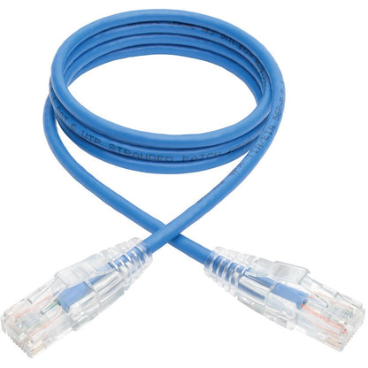 Tripp Lite 3ft Cat6 Gigabit Snagless Molded Slim UTP Patch Cable RJ45 M/M Blue 3'