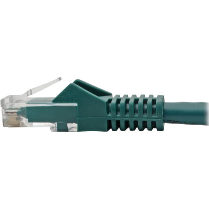 Tripp Lite Cat6 GbE Gigabit Ethernet Snagless Molded Patch Cable UTP Green RJ45 M/M 35ft 35'