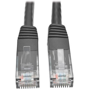 Tripp Lite Cat6 Gigabit Molded Patch Cable RJ45 M/M 550MHz 24 AWG Black 6'