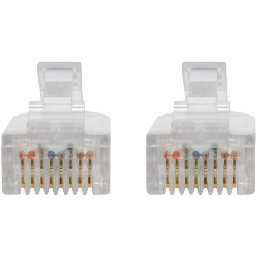 Tripp Lite Cat6 Gigabit Snagless Molded Slim UTP Patch Cable (RJ45 M/M), Blue, 6 in.