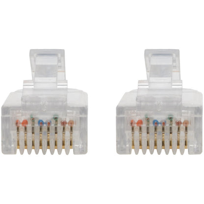 Tripp Lite Cat6 Gigabit Snagless Molded Slim UTP Patch Cable (RJ45 M/M), Blue, 6 in.