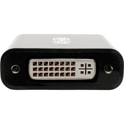 Tripp Lite USB C to DVI Adapter Converter, USB 3.1, Thunderbolt 3, 1080p - M/F, Black, USB Type C, USB-C, USB Type-C