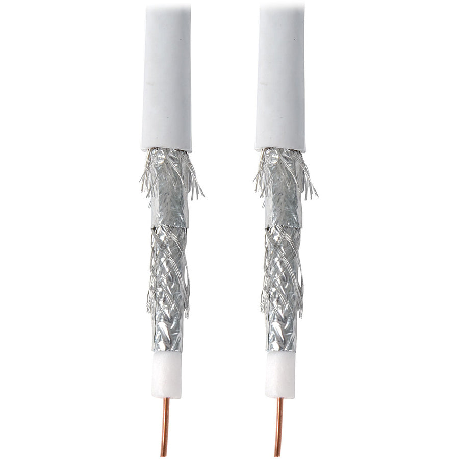 Tripp Lite 1000ft RG6/U Quad Shield CMR Rated Coaxial Cable White 1000'