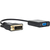 Rocstor Premium DVI-D to VGA Active Adapter - Resolutions up to 1920x1200 - DVI/VGA for Monitor, Projector, Video Device, Notebook, Desktop Computer, 6 Inch - 1 Pack - 1 x DVI-D - 1 x HD-15 Female VGA, - Black - DVI-D TO VGA CONVERTER ADAPTER 1920X1200
