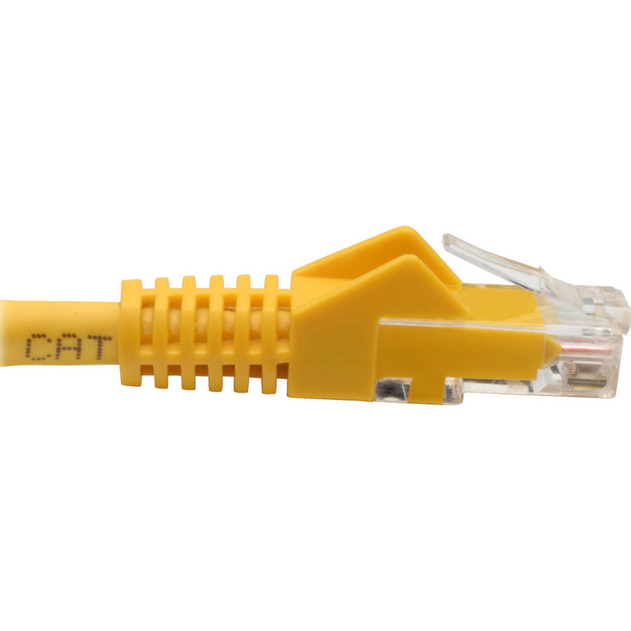 Tripp Lite Cat6 GbE Gigabit Ethernet Snagless Molded Patch Cable UTP Yellow RJ45 M/M 6in 6"