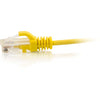 C2G 1ft Cat6 Ethernet Cable - Slim - Snagless Unshielded (UTP) - Yellow