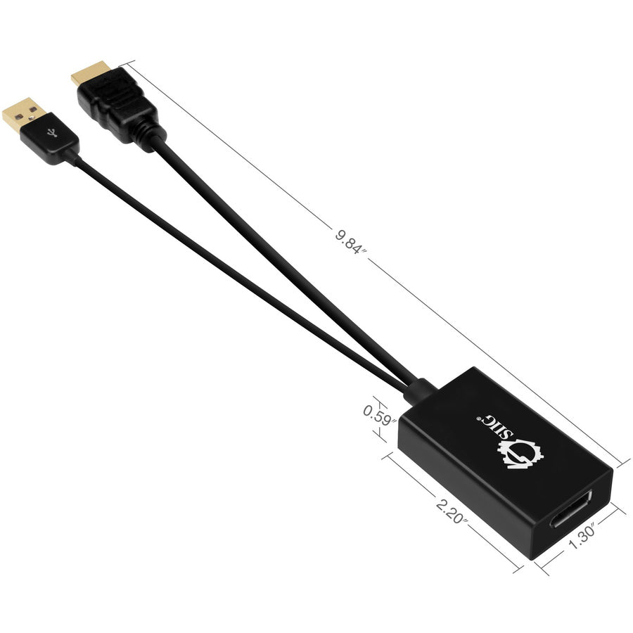 SIIG HDMI to DisplayPort 4K Ultra HD Converter