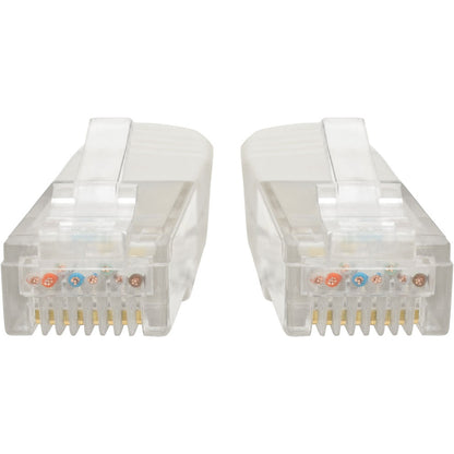 Tripp Lite 3ft Cat6 Gigabit Molded Patch Cable RJ45 M/M 550MHz 24 AWG White 3'