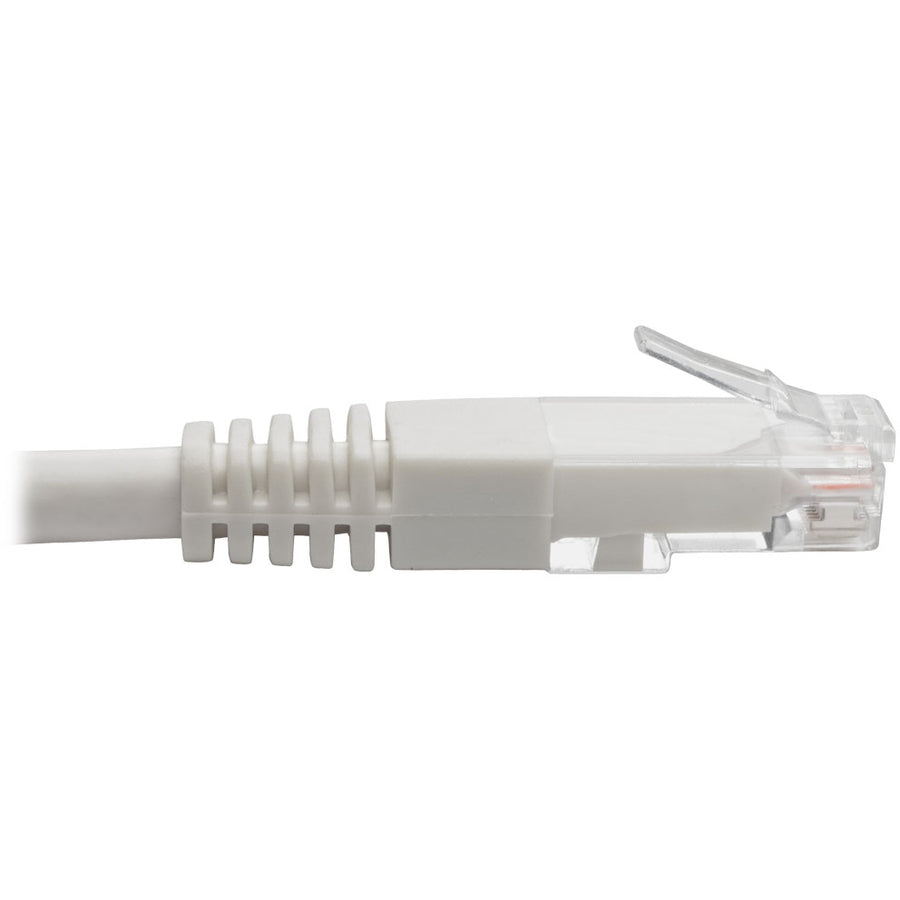 Tripp Lite 3ft Cat6 Gigabit Molded Patch Cable RJ45 M/M 550MHz 24 AWG White 3'