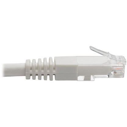 Tripp Lite 3ft Cat6 Gigabit Molded Patch Cable RJ45 M/M 550MHz 24 AWG White 3'