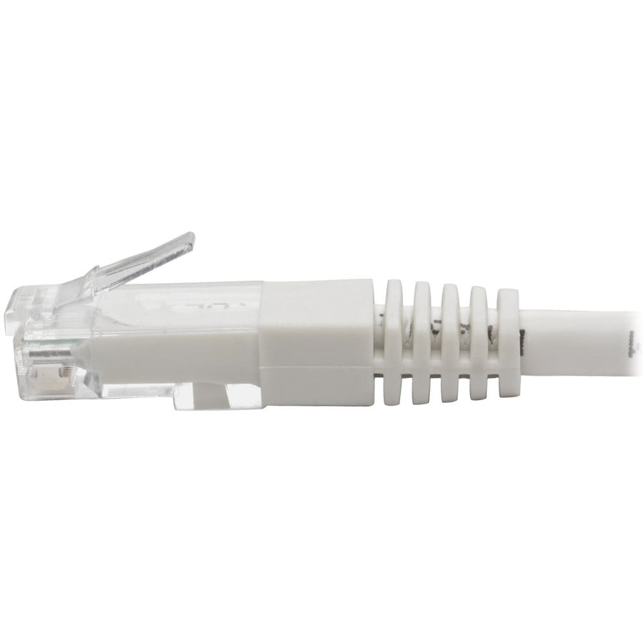 Tripp Lite 3ft Cat6 Gigabit Molded Patch Cable RJ45 M/M 550MHz 24 AWG White 3'