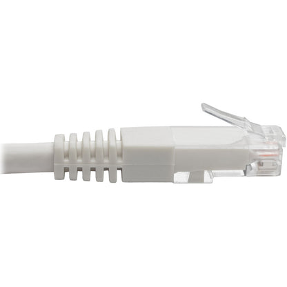 Tripp Lite 2ft Cat6 Gigabit Molded Patch Cable RJ45 M/M 550MHz 24 AWG White