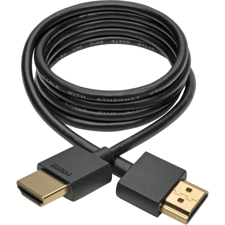 Tripp Lite 3ft Hi-Speed HDMI Cable w/ Ethernet Digital Video UHD Slim 4K x 2K 3'