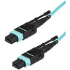 StarTech.com 3m 10 ft MPO / MTP Fiber Optic Cable - Plenum-Rated MTP to MTP Cable - OM3, 40G MPO Cable - Push/Pull-Tab - MPO MTP Cable
