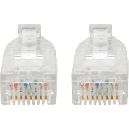 Tripp Lite Cat6 UTP Patch Cable (RJ45) - M/M, Gigabit, Snagless, Molded, Slim, Black, 2 ft