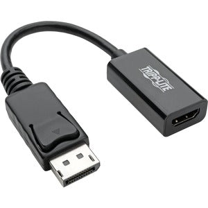 Tripp Lite DisplayPort to HDMI 2.0 Adapter-M/F, Latching Connector, 4K@60 Hz, 6 in., Black, DP to HDMI