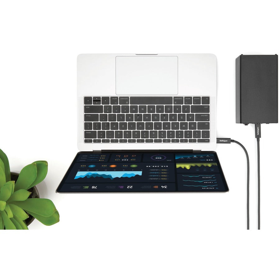 StarTech.com StarTech.com 3 ft 1m Thunderbolt 3 Cable w/ 100W PD - 40Gbps - Dual 4K or Full 5K - Certified Thunderbolt 3 USB-C Cable
