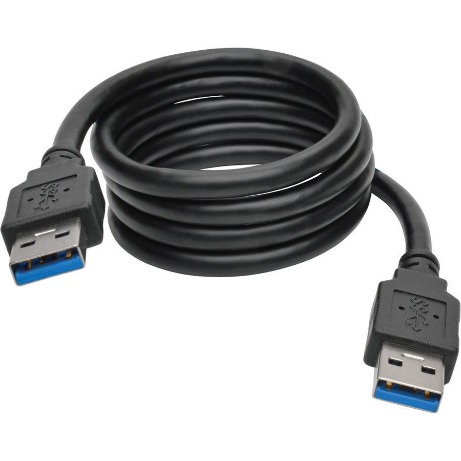 Tripp Lite 3ft USB 3.0 SuperSpeed A/A Cable M/M 28/24 AWG 5 Gbps Black 3'