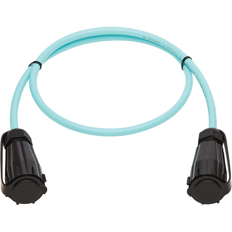Tripp Lite 10Gb Duplex Multimode 50/125 OM3 Fiber Patch Cable, Aqua, 2M
