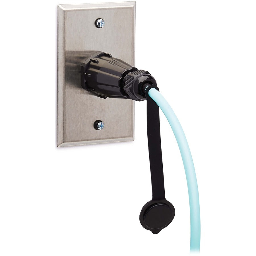 Tripp Lite 10Gb Duplex Multimode 50/125 OM3 Fiber Patch Cable, Aqua, 2M