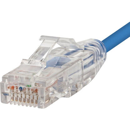 Monoprice SlimRun Cat6 28AWG UTP Ethernet Network Cable, 20ft Blue