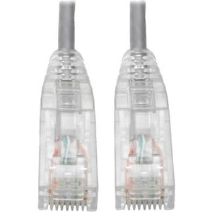 Tripp Lite Cat6 UTP Patch Cable (RJ45) - M/M, Gigabit, Snagless, Molded, Slim, Gray, 6 ft.