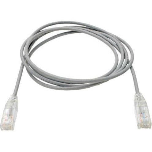 Tripp Lite Cat6 UTP Patch Cable (RJ45) - M/M, Gigabit, Snagless, Molded, Slim, Gray, 6 ft.