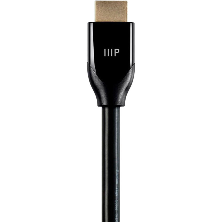 Monoprice Certified Premium High Speed HDMI Cable, HDR, 3ft Black