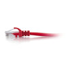 C2G 10ft Cat6a Snagless Unshielded (UTP) Network Patch Ethernet Cable-Red