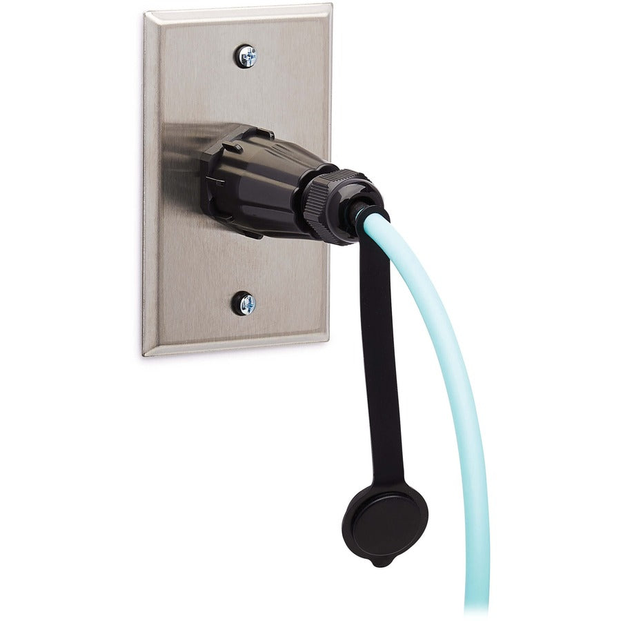 Tripp Lite 10Gb Duplex Multimode 50/125 OM3 Fiber Patch Cable, Aqua, 10M