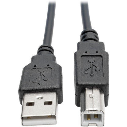 Tripp Lite 10ft Hi-Speed USB 2.0 to USB B Cable Coiled USB A-B M/M 10'
