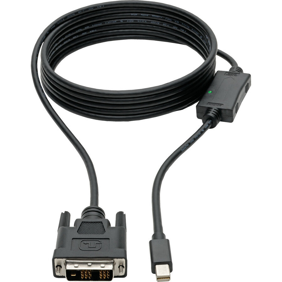Tripp Lite Mini DisplayPort to DVI Adapter Cable M/M 1080p mDP to DVI 10ft