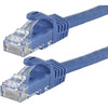 Monoprice FLEXboot Series Cat5e 24AWG UTP Ethernet Network Patch Cable, 25ft Blue