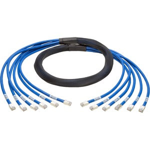 Tripp Lite 10ft Augmented Cat6 Cat6a Pre-Terminated Copper Trunk Bundle 6xRJ45 M/M 10'