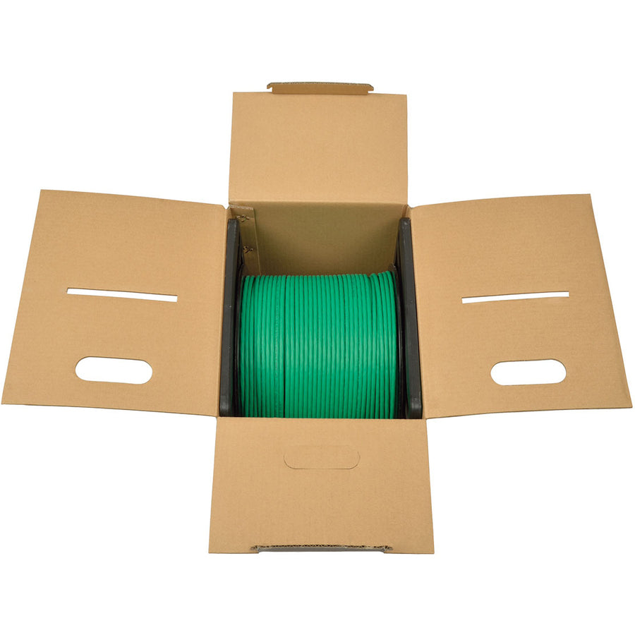 Tripp Lite 1000ft Cat6 Gigabit Bulk Cable Solid CMP Plenum PVC Green 1000'