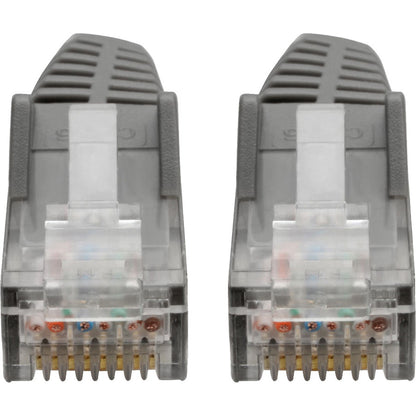 Tripp Lite Cat6 GbE Snagless Molded Patch Cable UTP Gray RJ45 M/M 6in 6"