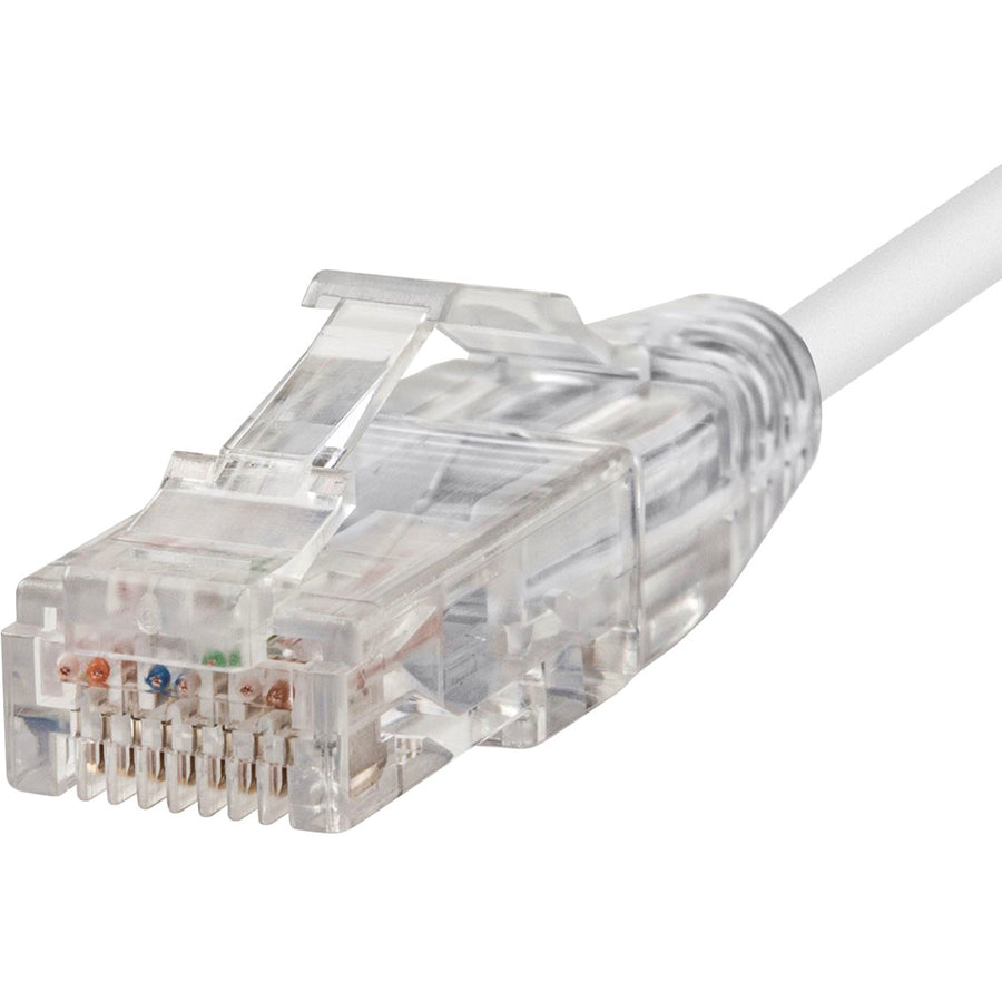 Monoprice SlimRun Cat6 28AWG UTP Ethernet Network Cable, 14ft White
