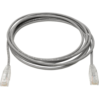Tripp Lite Cat6 UTP Patch Cable (RJ45) - M/M, Gigabit, Snagless, Molded, Slim, Gray, 15 ft.