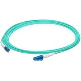AddOn 5m LC (Male) to LC (Male) Aqua OM4 Simplex OFNR (Riser-Rated) Straight Fiber Patch Cable