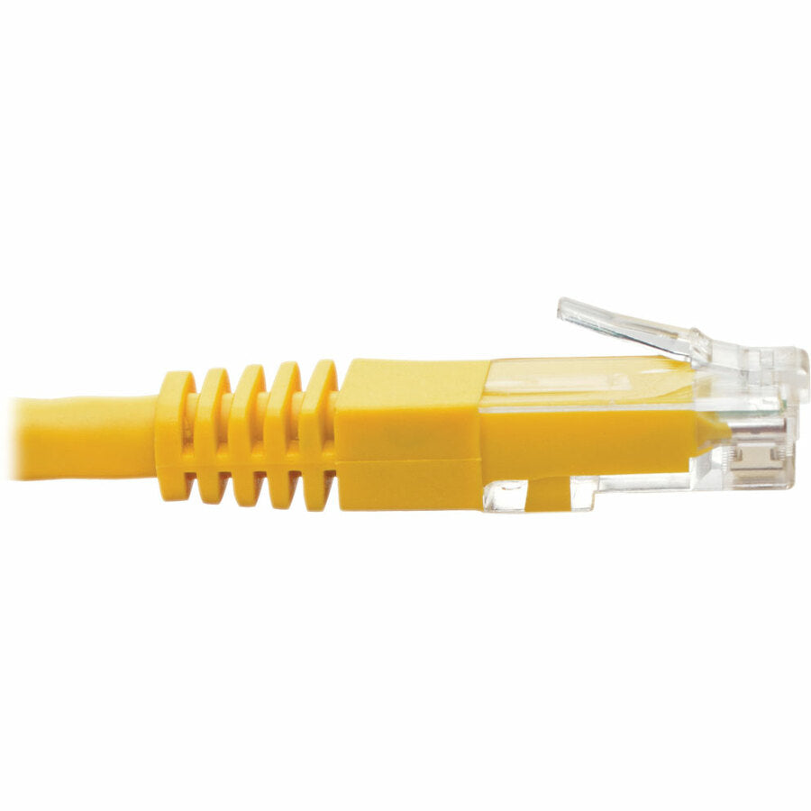 Tripp Lite Cat6 Cat5e Gigabit Molded Patch Cable RJ45 M/M 550MH Yellow 35ft 35'