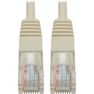 Tripp Lite Cat5e 350 MHz Molded UTP Patch Cable (RJ45 M/M), White, 15 ft.