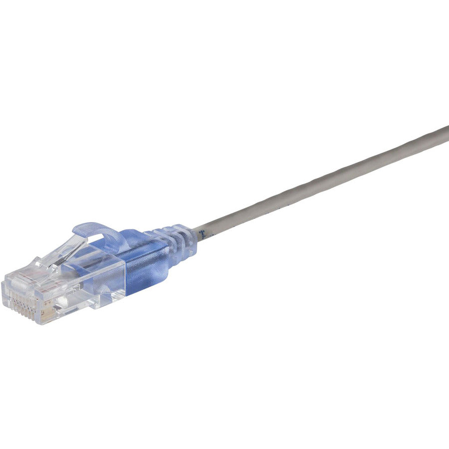 Monoprice 10-Pack, SlimRun Cat6A Ethernet Network Patch Cable, 1ft Gray