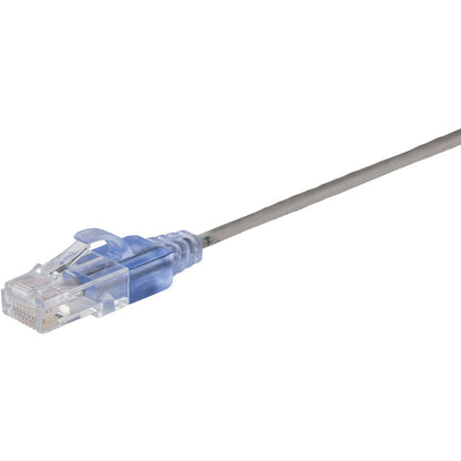 Monoprice 10-Pack, SlimRun Cat6A Ethernet Network Patch Cable, 1ft Gray