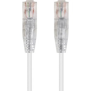 Monoprice SlimRun Cat6 28AWG UTP Ethernet Network Cable, 20ft White