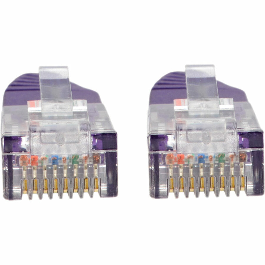 Tripp Lite Cat5e 350 MHz Molded UTP Patch Cable (RJ45 M/M), Purple, 6 ft.