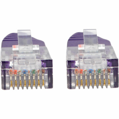 Tripp Lite Cat5e 350 MHz Molded UTP Patch Cable (RJ45 M/M), Purple, 6 ft.