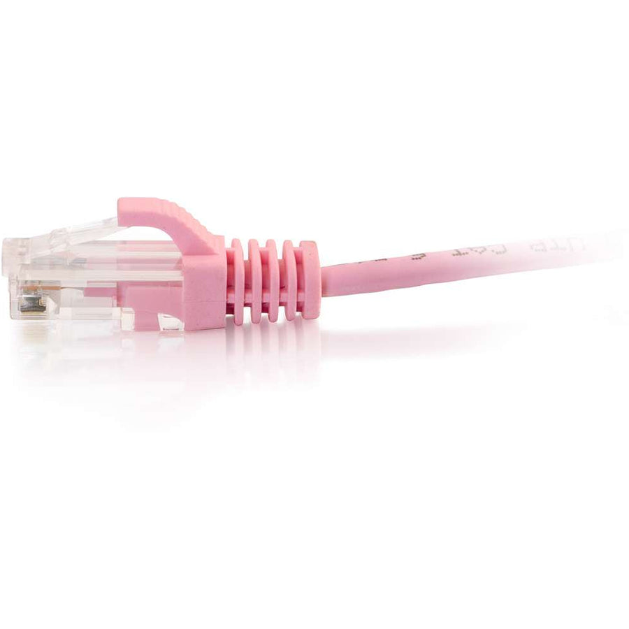 C2G 10ft Cat6 Snagless Unshielded (UTP) Slim Ethernet Network Patch Cable - Pink
